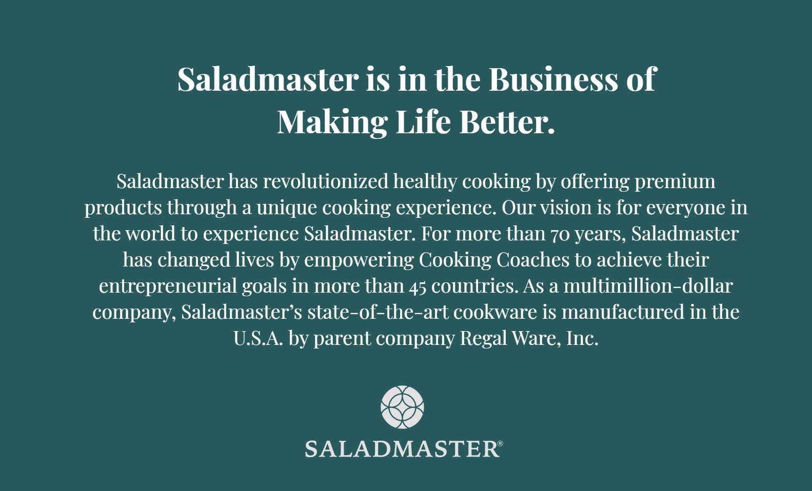 SALADMASTER MACHINE - SALADMASTER SYDNEY